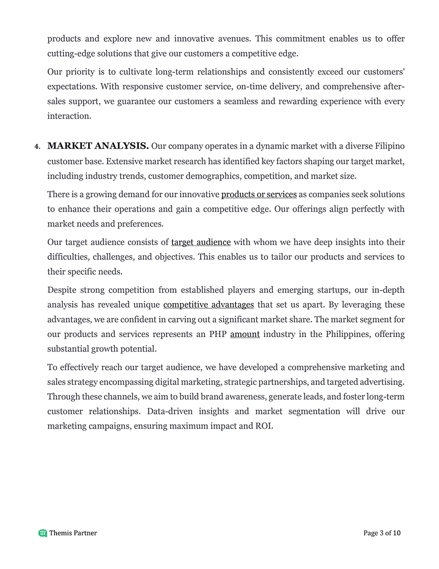 Business plan Philippines 3