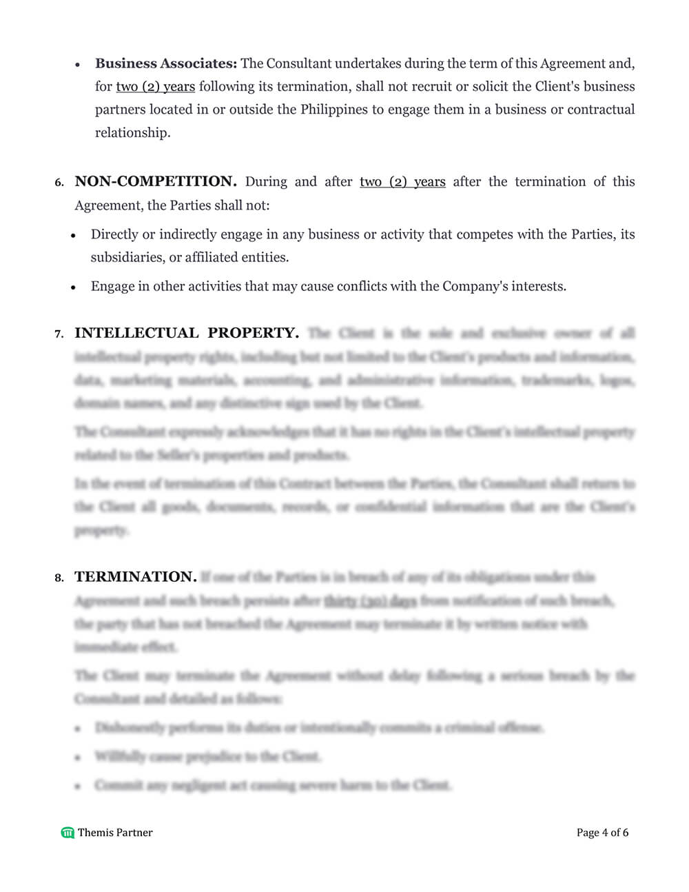 Consulting agreement template 4