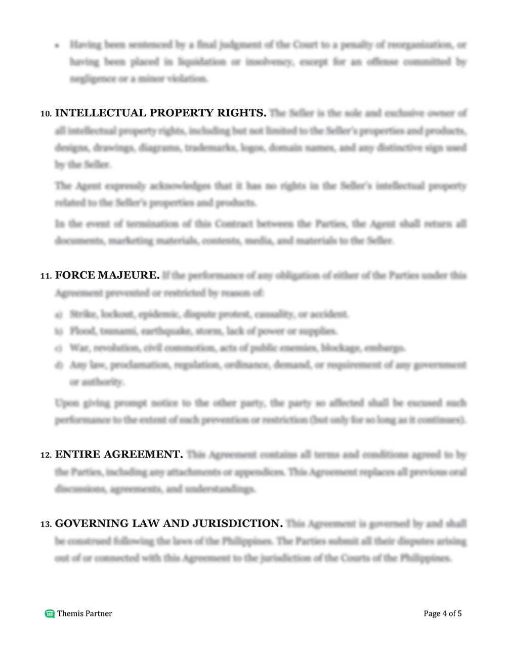 Real estate agent agreement template 4