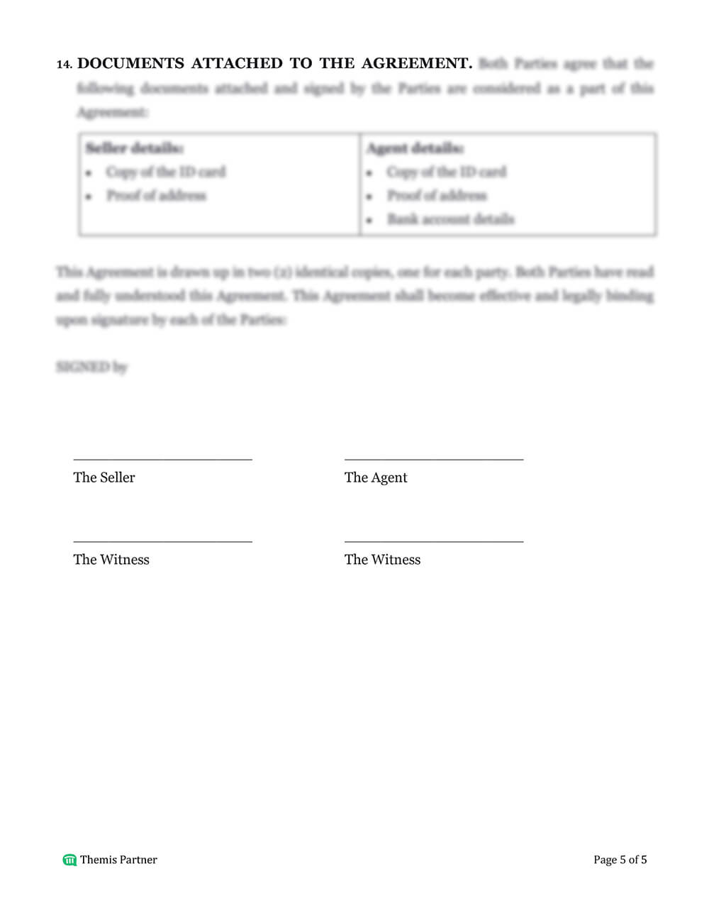 Real estate agent agreement template 5