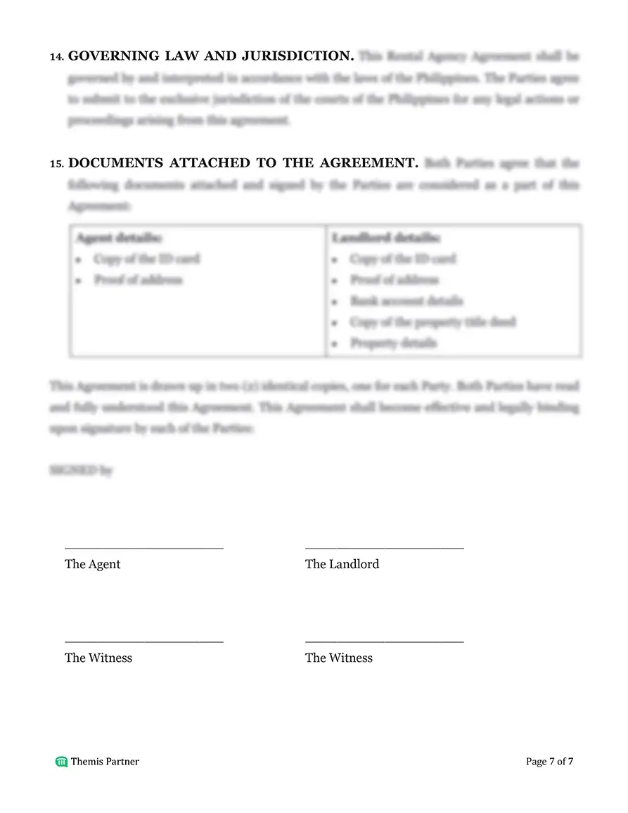 Rental agency agreement Philippines 7